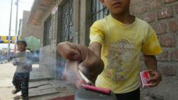 Dos niños resultaron con quemaduras por manipular pirotécnicos