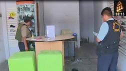 Los Olivos: roban mercadería y dinero de zapatería en feriado