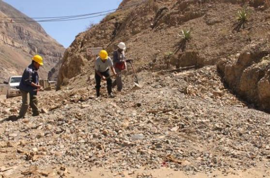 Piden apoyo para rehabilitar carretera bloqueada en Pallasca