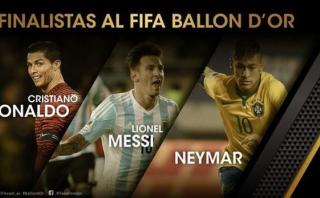 Balón de Oro se decide este lunes: ¿Messi, Neymar o Cristiano?