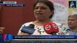 UNMSM: consejo universitario designó a nueva rectora interina