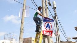 Municipalidad de Trujillo retira propaganda política prohibida