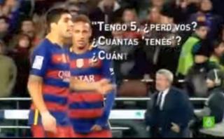 Así provocó Luis Suárez a los jugadores del Espanyol [VIDEO]