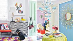 Logra una explosión de color en casa con una decoración kitsch