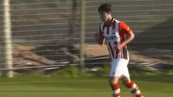 Beto da Silva debutó en el triunfo del Jong PSV de Holanda
