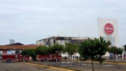 Boulevard de Asia: fuego se reavivó por varios minutos hoy