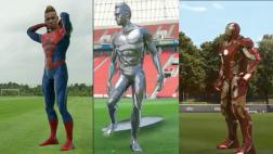 Bundesliga: jugadores superhéroes promocionan torneo (VIDEO)