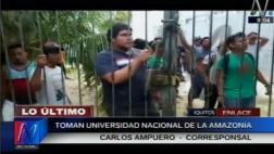 Iquitos: alumnos toman Universidad Nacional de la Amazonía