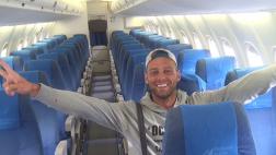 Abordó el avión y descubrió que era el único pasajero