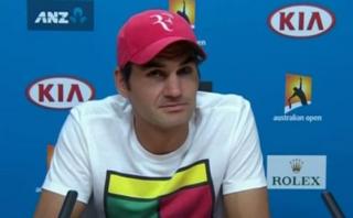Federer se incomodó por pregunta que calificó de "estúpida"