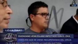 Venezolano con virus del zika: “No vine a traer la enfermedad”