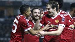 Manchester United ganó 3-1 a Derby County por la FA Cup