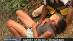 Costa Verde: rescatan a hombre ebrio de acantilado en Barranco