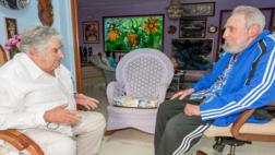 Mujica se reunió con Fidel para hablar sobre el avance del Zika