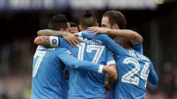 Napoli goleó 5-1 a Empoli y sigue imparable rumbo al título