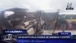 Puno: un muerto y más de 10 heridos dejó choque de bus y combi