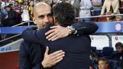 Luis Enrique deseó suerte a Pep Guardiola en su nuevo desafío