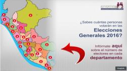 Elecciones 2016: la cantidad de votantes por cada departamento