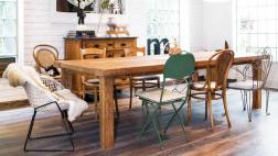 Sillas diferentes en tu comedor para romper con la monotonía