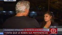 Extranjero se enfrentó a delincuente armado y frustró asalto