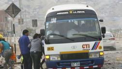 Transportistas que volvieron a Manchay deben más de S/3 mllns.