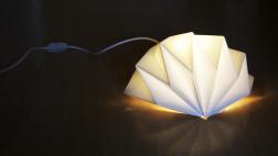Originales lámparas inspiradas en el origami