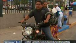 SMP: esposos cambistas fueron asaltados por 4 sujetos armados