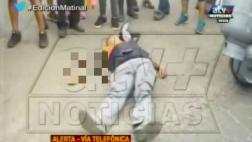 Mototaxista huyó tras chocar y dejar grave a repartidor de gas