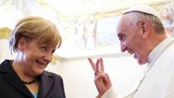 Merkel no recuerda haberse enfadado por frase del Papa
