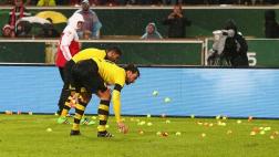 Dortmund: lanzaron pelotas de tenis por alto precio de entradas