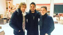 Selección: Ricardo Gareca se reunió con Juan Vargas en España
