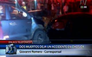Chosica: 3 muertos y 5 heridos en choque en Carretera Central