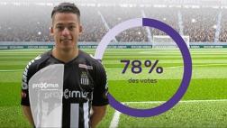 Cristian Benavente ganó su primer premio en Sporting Charleroi