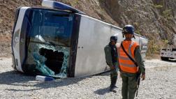 Chofer de Huracán confiesa que volcó el bus a propósito