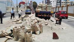 Magdalena: camión de cemento se volcó e interrumpió tránsito