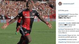 Luis Advíncula fue figura y recibió elogios en Instagram