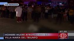 VMT: hombre murió atropellado y auto se dio a la fuga