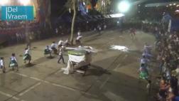 Vraem: bailarines escenifican carga y transporte de droga