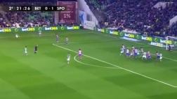 Juan Manuel Vargas y una nueva asistencia de gol para el Betis