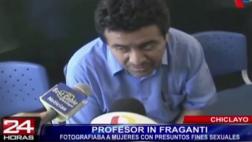 Detienen a profesor por grabar partes íntimas de mujeres