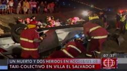 Villa El Salvador: chofer de colectivo murió en accidente