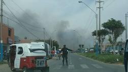 Ica: incendio en Pisco afecta a decenas de viviendas