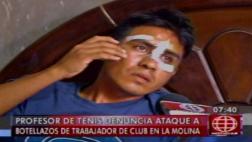 La Molina: profesor de tenis fue atacado a botellazos en club