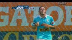 Santiago Silva marcó así su primer gol con Sporting Cristal