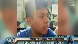 Los Olivos: buscan a menor desaparecido desde el 14 de febrero