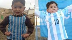 El final feliz del niño afgano con la camiseta de Messi