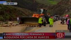 Carretera Central: cientos están varados por huaicos