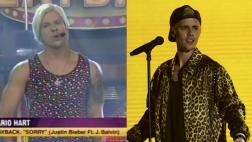 Mario Hart fue Justin Bieber en “Los reyes del playback”