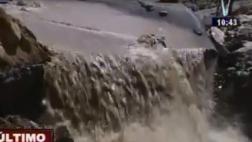 Carretera Central: nuevo desborde de río en el kilómetro 82