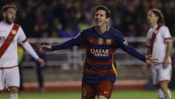 Barcelona goleó 5-1 al Rayo Vallecano con hat-trick de Messi